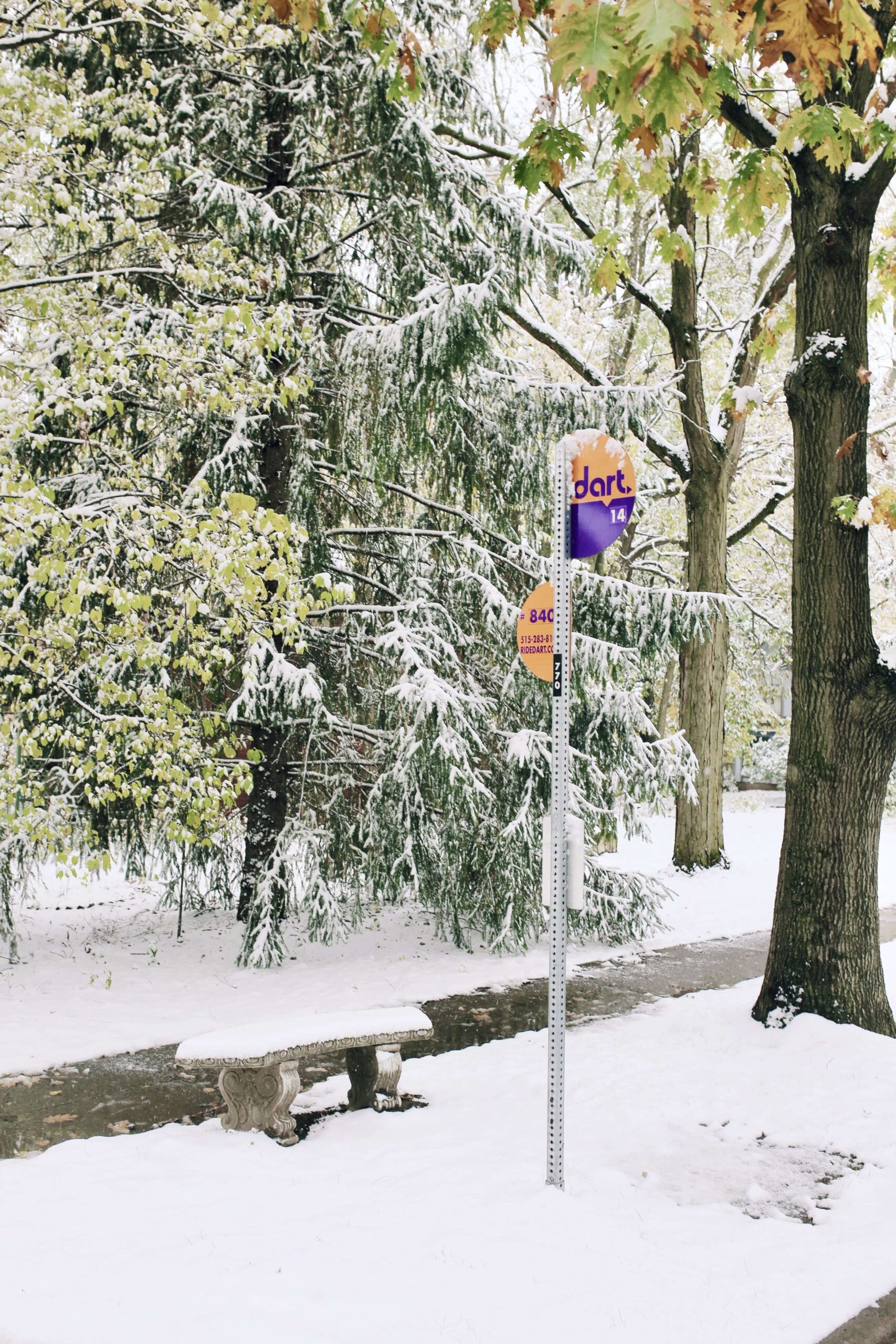 Tips for Riding DART in Winter Weather