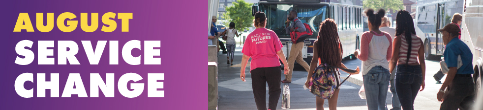 Minor schedule changes made on some local routes beginning August 24